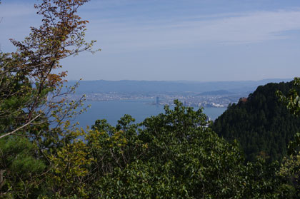 下山路からの琵琶湖