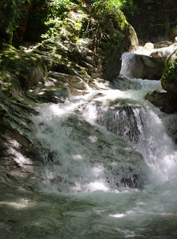 多段のナメ滝